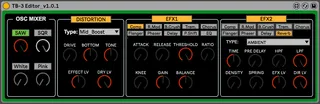 TB-3 Editor screenshot