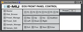 Emu Front Panel Control3 screenshot