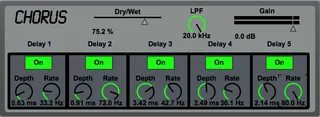 Max for Live chorus effect screenshot
