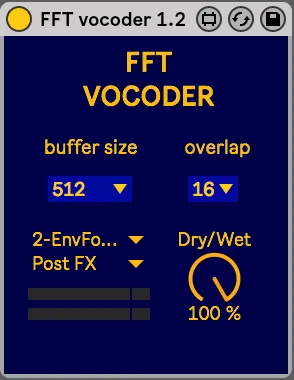 FFT Vocoder screenshot