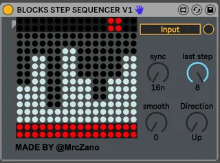 ROLI BLOCK STEP SEQUENCER screenshot