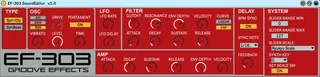 EF-303 Editor screenshot