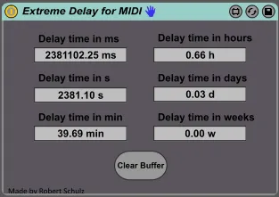 Extreme Delay for MIDI screenshot