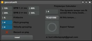 Geo Calc screenshot