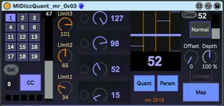 MIDIccQuant screenshot