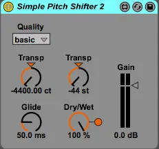 Simple Pitch Shifter screenshot