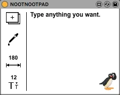 NOOTNOOTPAD screenshot
