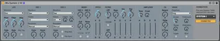 Miu Roland System-1 V1.20 Control Interface screenshot