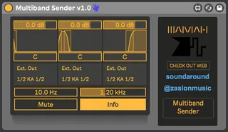 Multi-band Sender screenshot