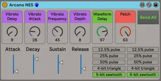 Arcano NES Chiptune Synth R screenshot