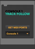 Console 1 Track Follow screenshot