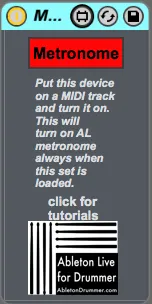 Metronome ON screenshot