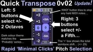 Quick Transpose dark screenshot