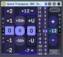 Quick Transpose BW screenshot