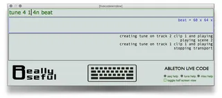 Ableton Live Code screenshot