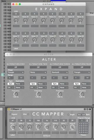 CCMapper - MIDI CC Mapper and Modulator screenshot