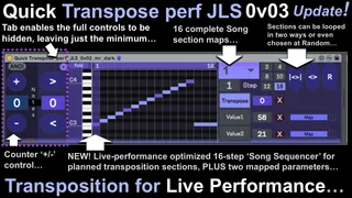 Quick Transpose perf JLS screenshot