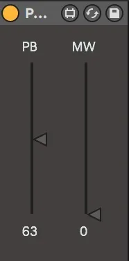 Pitch Bend and Mod Wheel screenshot