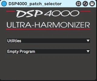 Eventide DSP4000 Patch Selector screenshot