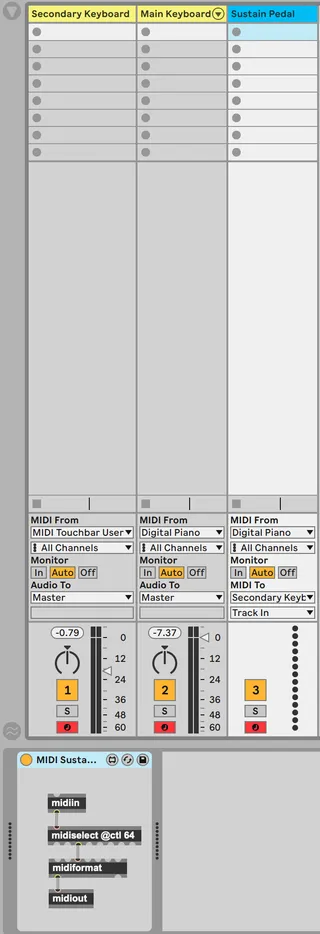 MIDI Sustain Pedal Filter screenshot