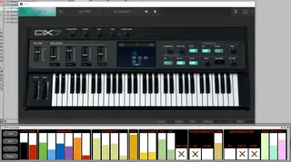 Arturia DX7 V Controller screenshot