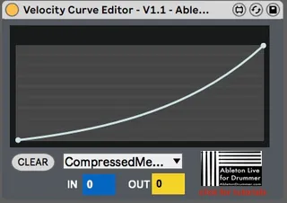 Velocity Curve Editor screenshot