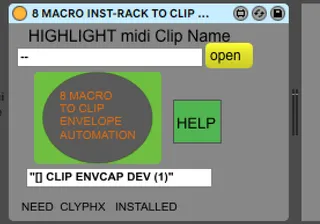 WRITE CLEAR AUTOMATION TO CLIP ENV MIKADO screenshot