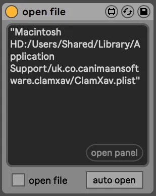 open file screenshot