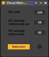 Midi Visual Metronome screenshot