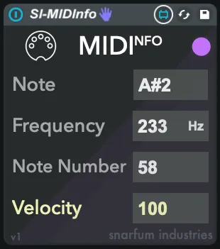 SI-MIDInfo-Mono screenshot