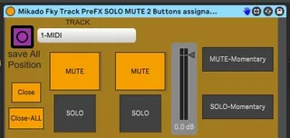 Mikado Fky Track PreFX SOLO MUTE Only Momentary screenshot
