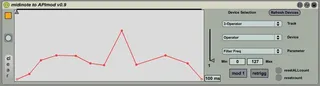 midinote trigger to API parameter screenshot