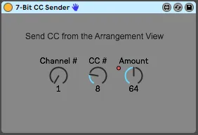 7-Bit CC Sender screenshot