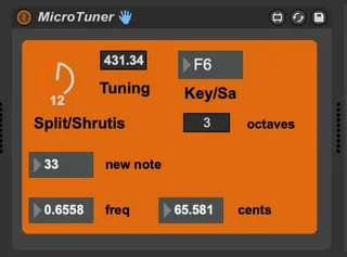 MicroTuner screenshot