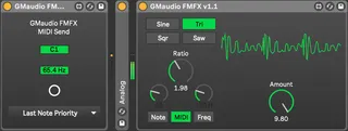 GMaudio FMFX screenshot