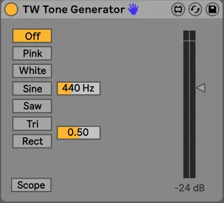 TW Tone Generator screenshot