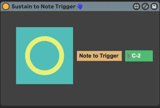 Sustain to Note Trigger screenshot