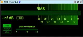 RMS Meter screenshot