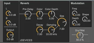 Fox Verb realtime reverb screenshot
