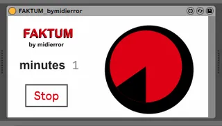 FAKTUM countdown timer screenshot