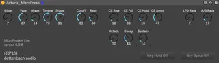 Arturia MicroFreak screenshot