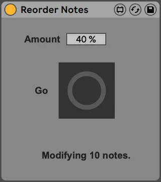 Reorder Notes screenshot