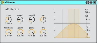 alliterate - dual varispeed delay screenshot