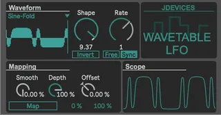 WavetableLFO screenshot