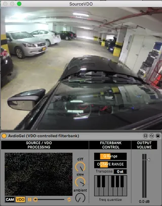 AvdioGel - VDO-controlled filterbank screenshot