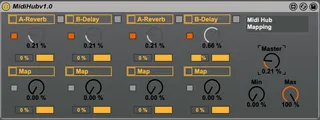 MIDI mapping for max for live MappingHub v screenshot