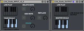 Max for live scale LiveScale v screenshot