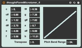 thoughtFormMicrotuner screenshot