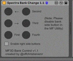 Midi Fighter 3D Bank Control screenshot