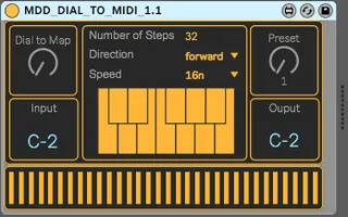 MDD DIAL TO MIDI screenshot